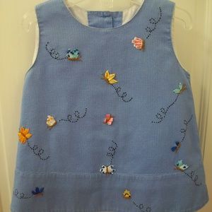 Strasburg Light Blue Girls' Dress